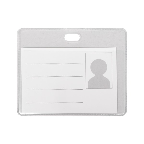[BP0072] PORTE BADGE REGIDE A1 90X7.5MM O.PLAST