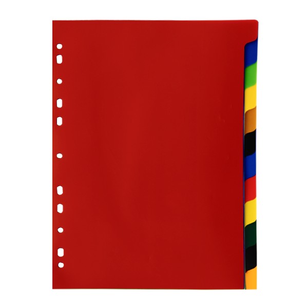 JEUX DE SEPARATION DE 12 PP COLORSPLIT OFFICE PLAST