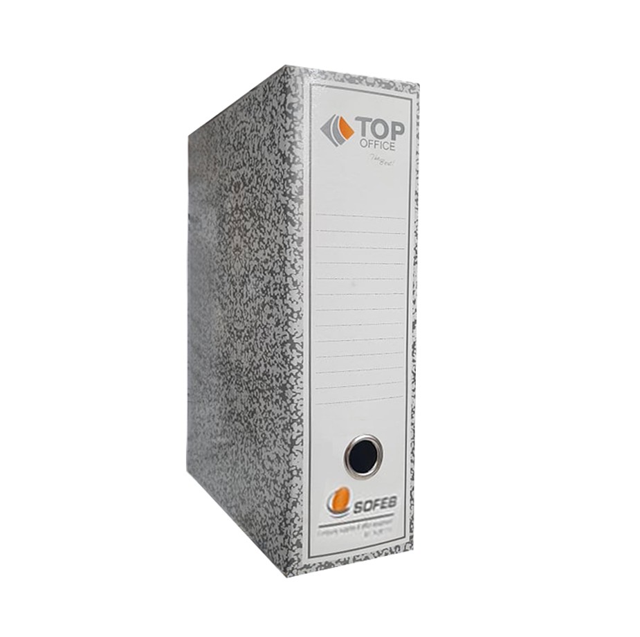 [BA0100] BOITE D'ARCHIVE TOP OFFICE MM DOS 100 MM PLASTIFIEE