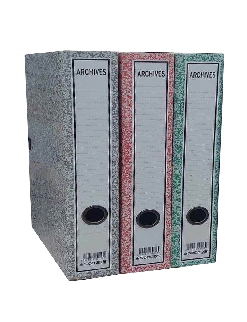 [BA0011] BOITE D'ARCHIVE COULEUR VERNIS MM DOS 100 MM
