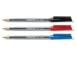 STYLO A BILLE STAEDTLER CRISTAL 430 (Rouge)