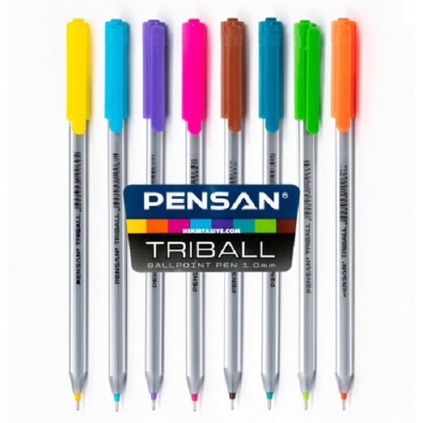 STYLO A BILLE TRIBAL  PENSAN (Rouge)