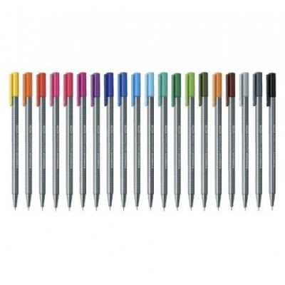 STYLO STAEDTLER TRIPLUS 334 (Rouge)