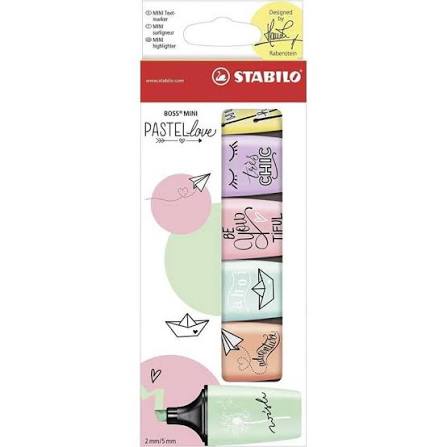 [PF1449] POCHETTE DE 6 MINI LOVE STABILO FLEO