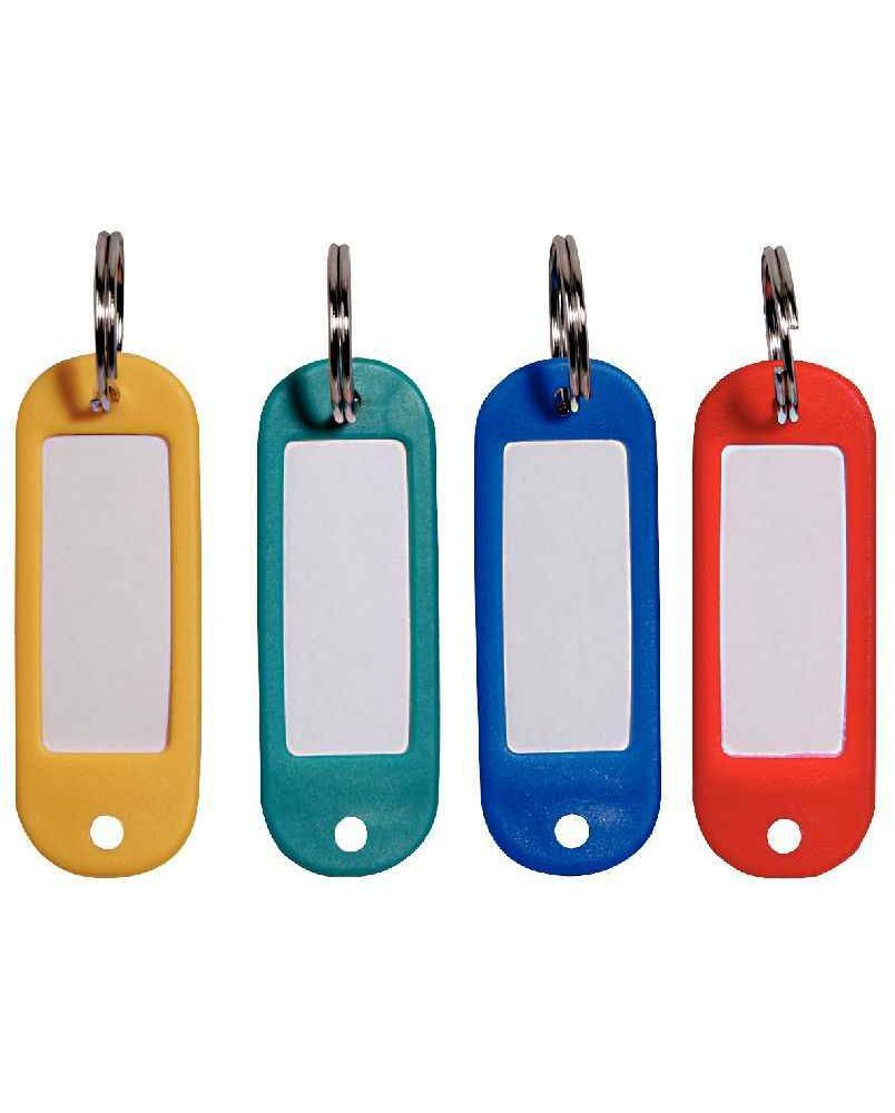 [PC8005] PORTE CLE AVEC ETIQUETTE PQT DE 50 PCS