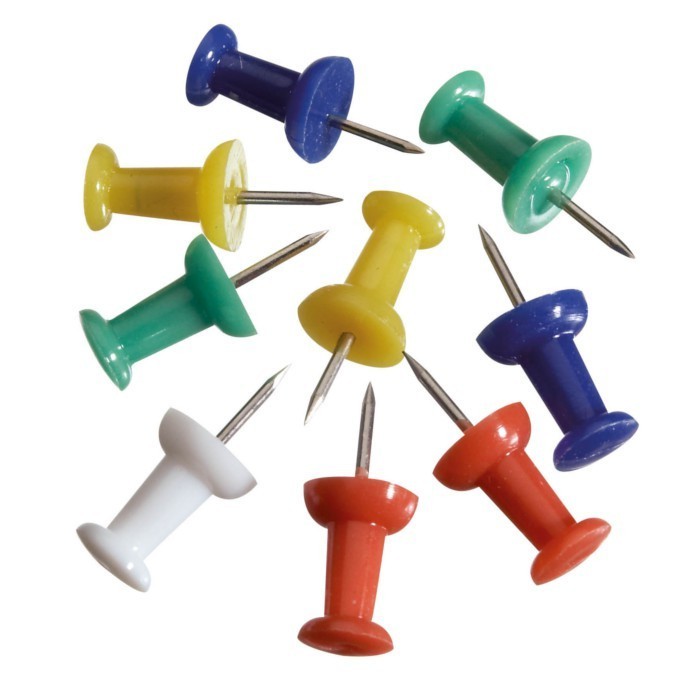 [PL3002] PUNAISE POUR TABLEAU LIEGE COULEUR ASSORTIES