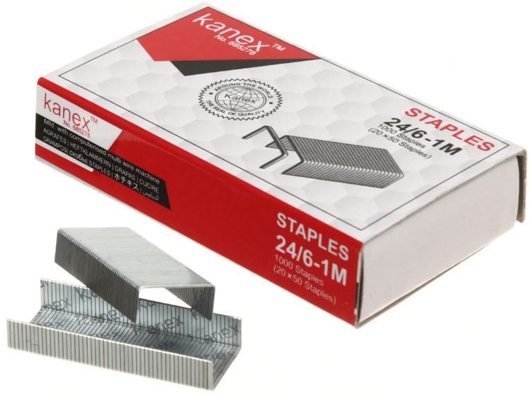 [AK0246] AGRAFE 24/6 KANEX 1000 PCS