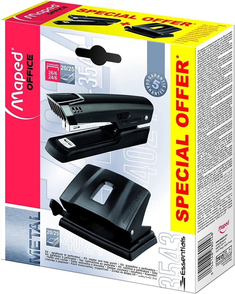 [AG8980] KIT ESSENTIAL MAPED AGRAFEUSE + PERFORATRICE 89801