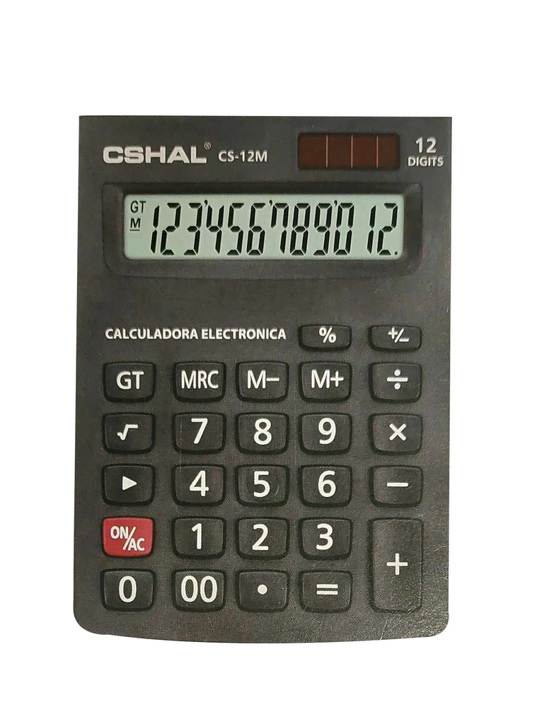 [CC0612] CALCULATRICE 12 CH CSHAL CS-12M