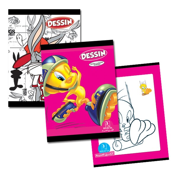 [CA1001] CAHIER DE DESSIN UNI 16P 17*22CM 90G
