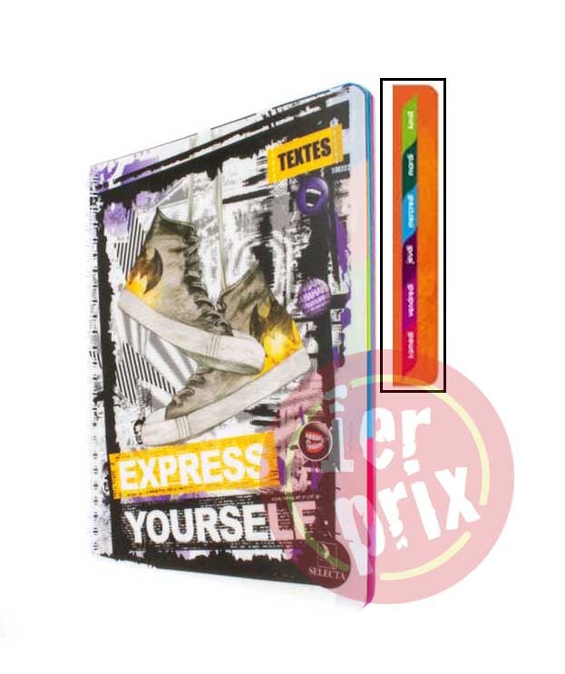 [CA0112] CAHIER DE TEXTE 17*22 SELECTA