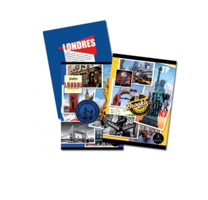 [CT0095] CAHIER TP 96P PIQUE A4 VERNIS 60/90G SEYES