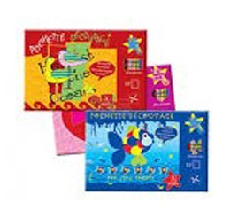 [PO2012] POCHETTE DECOUPAGE PM 20*12.5 CM 10 FEUILLES 90G