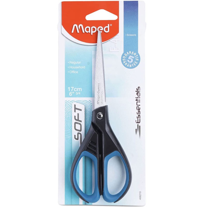 [CI8210] CISEAUX DE BUREAU MAPED 17CM 468210 ESSENTIALS SOFT /12