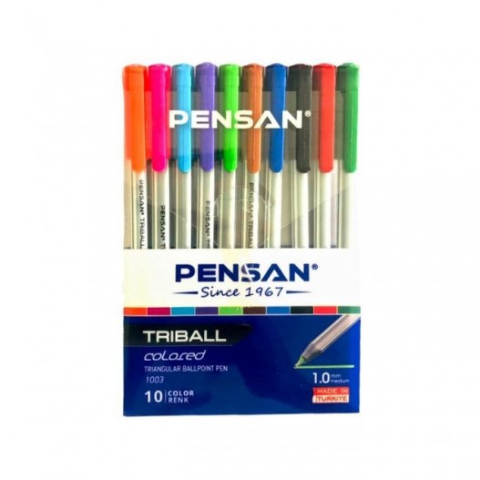 [SP1003] POCHETTE DE 10 STYLOS TRIBALL 1003 PENSAN